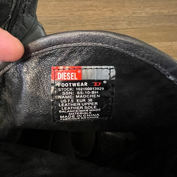 Diesel Cowboy Boots Size 7.5 / 38 - Great Condition! - Picture 6 of 7